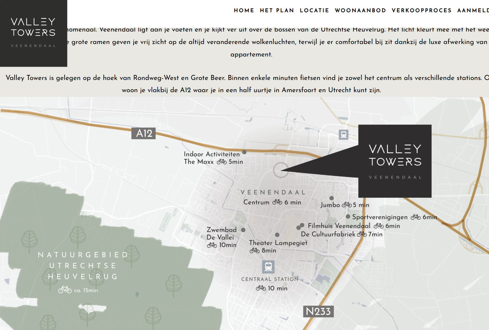 Woongebouw Veense Poort locatie